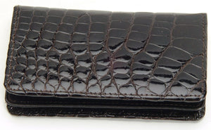 Genuine American Alligator and Genuine South African Full Quill Ostrich Wallets
