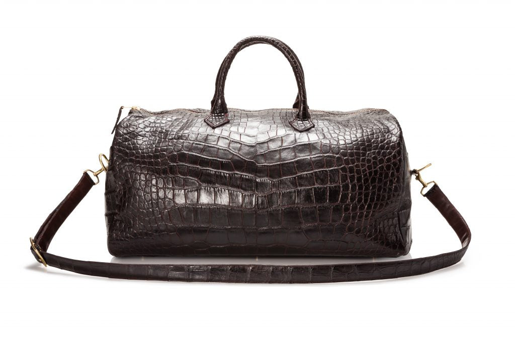 Crocodile Duffle Bag, Alligator Duffle Bag