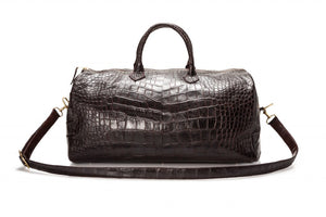 Genuine American Alligator Handmade Travel / Duffle Bag
