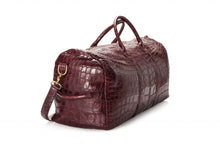 Load image into Gallery viewer, Genuine American Alligator Handmade Travel / Duffle Bag