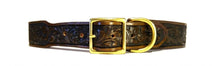 Load image into Gallery viewer, Tooled Leather Pet Collars Handmade