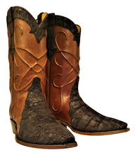 Load image into Gallery viewer, Genuine American Sueded Alligator With Thick Cording Handmade Boots