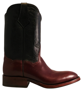 Genuine Cordovan Shell & Calfskin Tops Handmade Boots