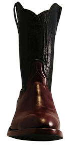 Genuine Cordovan Shell & Calfskin Tops Handmade Boots