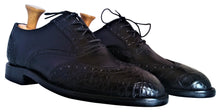 Load image into Gallery viewer, Genuine American Alligator &amp; Italian Shell Cordovan Wingtip Oxfords