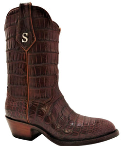 Traditional Full Genuine American Alligator Belly Handmade Boots