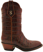 Load image into Gallery viewer, Traditional Full Genuine American Alligator Belly Handmade Boots