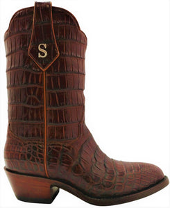 Traditional Full Genuine American Alligator Belly Handmade Boots