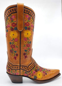 "Secret Garden" Fully Hand Carved ARDITTI original Handmade Boots