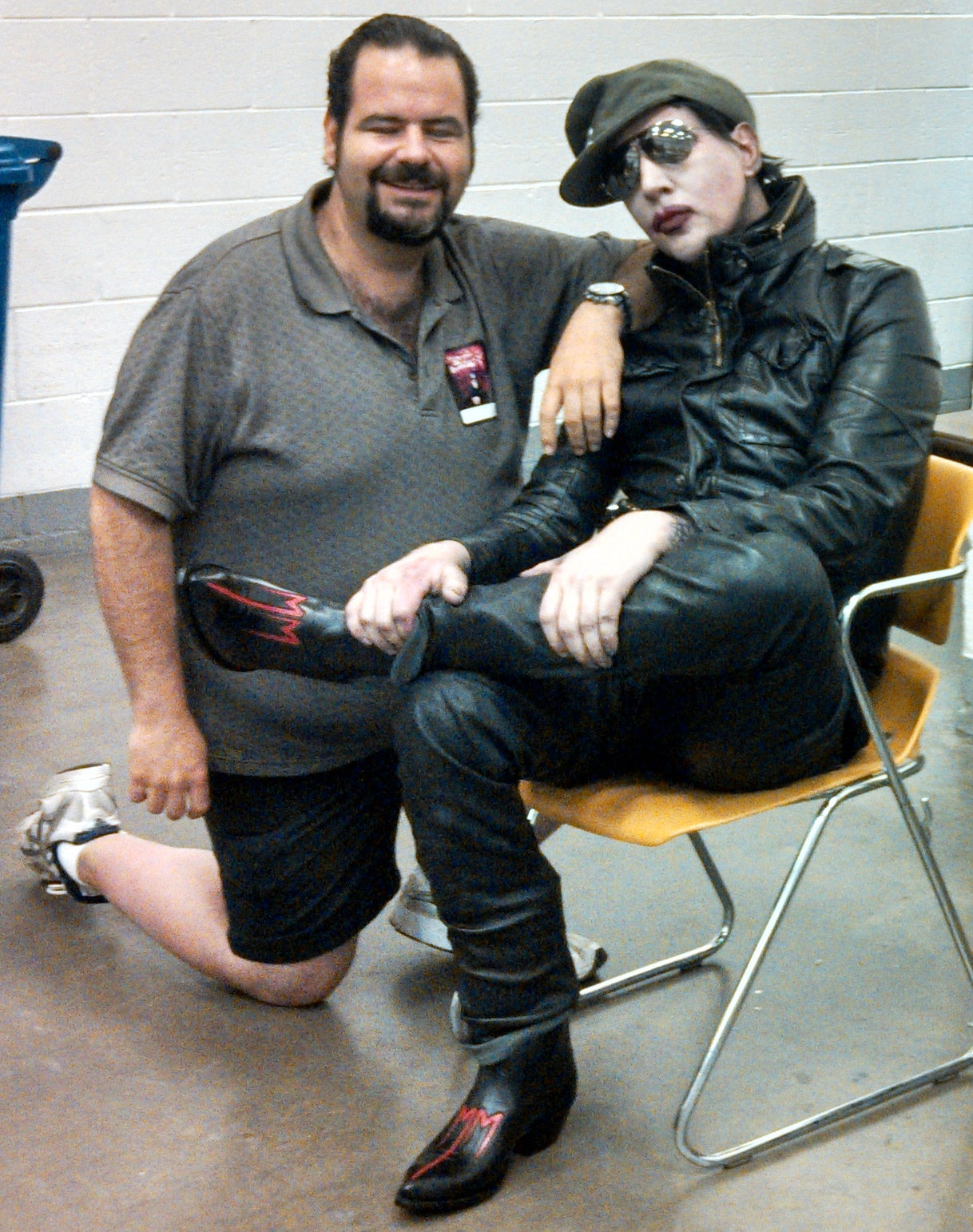 Marilyn manson sales platform boots