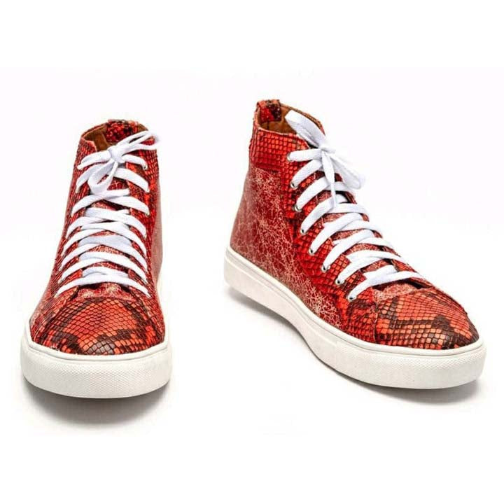 Python high top sneakers sales