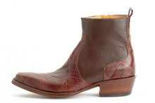 Load image into Gallery viewer, &quot;The Gentleman&quot; Genuine American Alligator / calf Handmade Ankle Boots