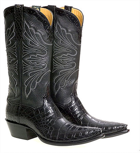 Genuine American Alligator Belly Handmade Boots