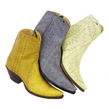Load image into Gallery viewer, Genuine American Alligator &amp; Calfskin, Suede, Lambskin Handmade Ankle Boots