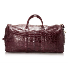 Load image into Gallery viewer, Genuine American Alligator Handmade Travel / Duffle Bag