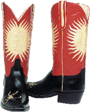 Load image into Gallery viewer, &quot;The Desert Crawler&quot; Genuine Calfskin w/ Kidd Skin Inlay Handmade Boots