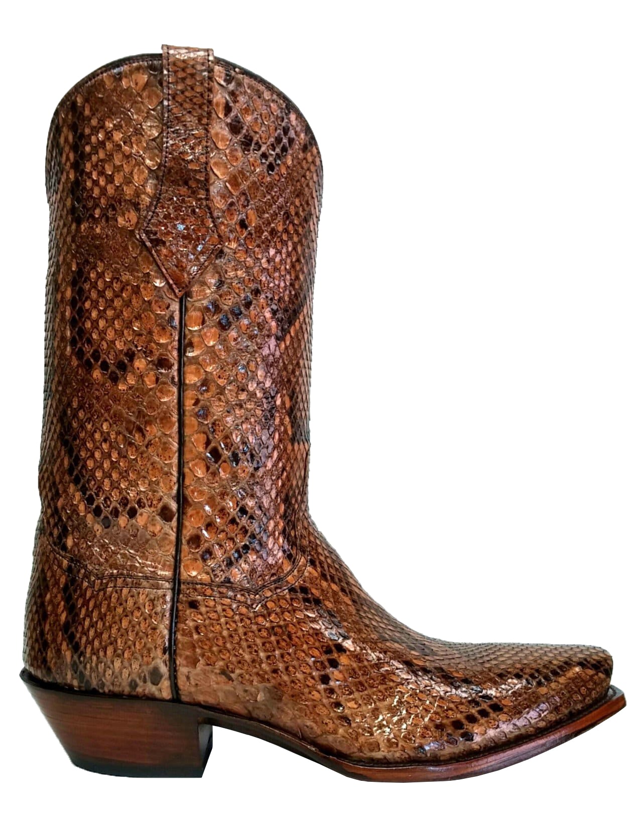 Genuine Full Burmese Python Handmade Boots