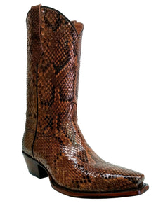 Genuine Full Burmese Python Handmade Boots
