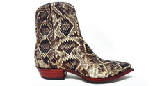 Load image into Gallery viewer, Genuine EASTERN Diamondback Rattlesnake Handmade Ankle Boots