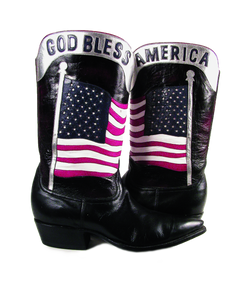 "God Bless America" Custom Boots