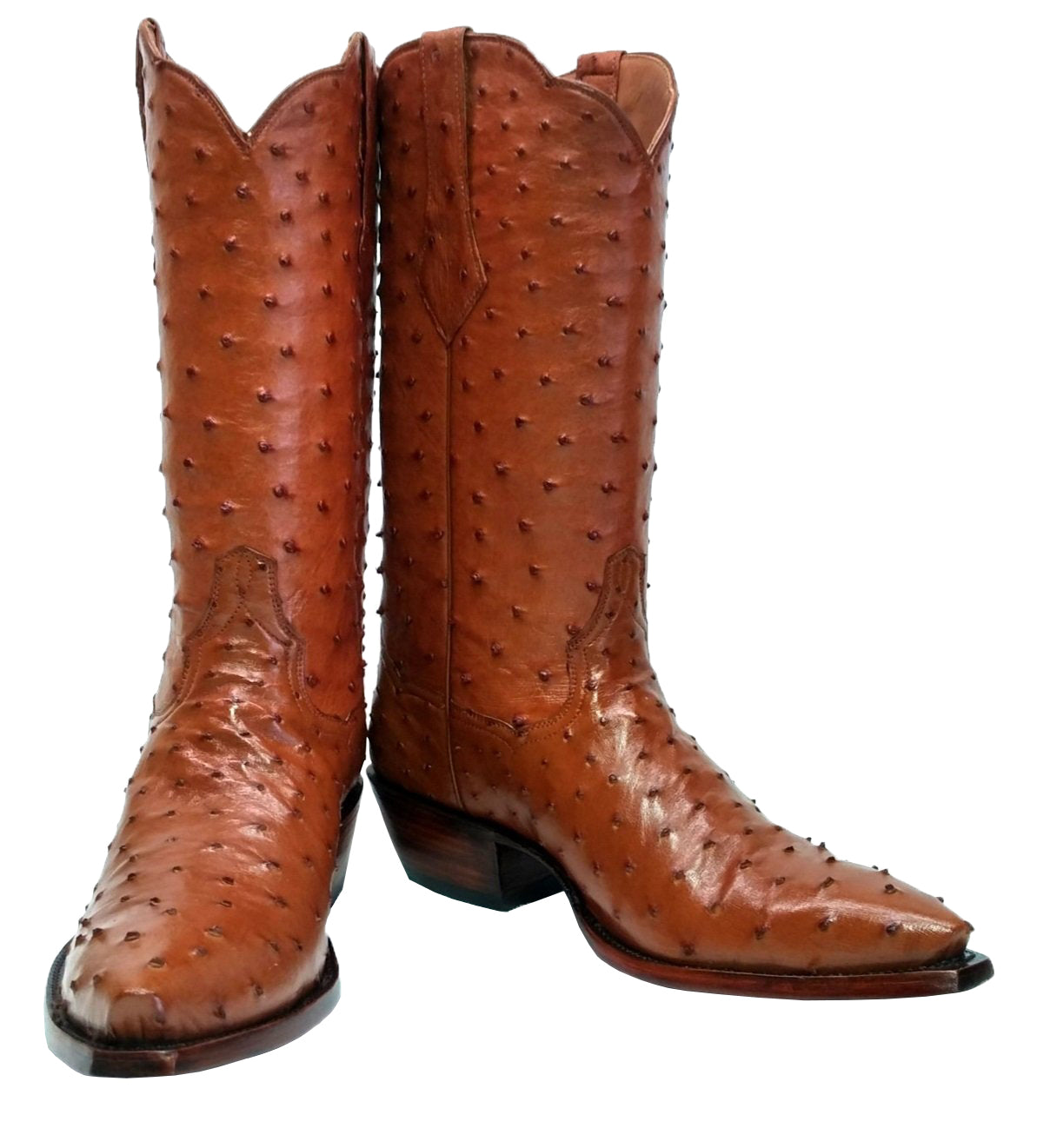 Handmade ostrich boots deals