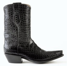 Load image into Gallery viewer, Traditional Full Genuine American Alligator Belly Handmade Boots