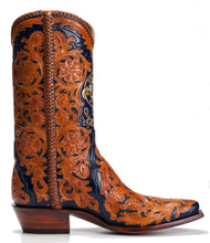 Load image into Gallery viewer, Fully Hand Carved / Tooled Custom Handmade Boots