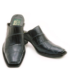 Genuine American Alligator Belly Handmade Slides