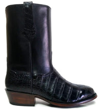 Load image into Gallery viewer, &quot;Hamilton&quot; Genuine American Alligator &amp; Calfskin Handmade Boots