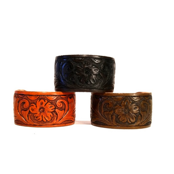 Handmade leather new arrivals cuffs