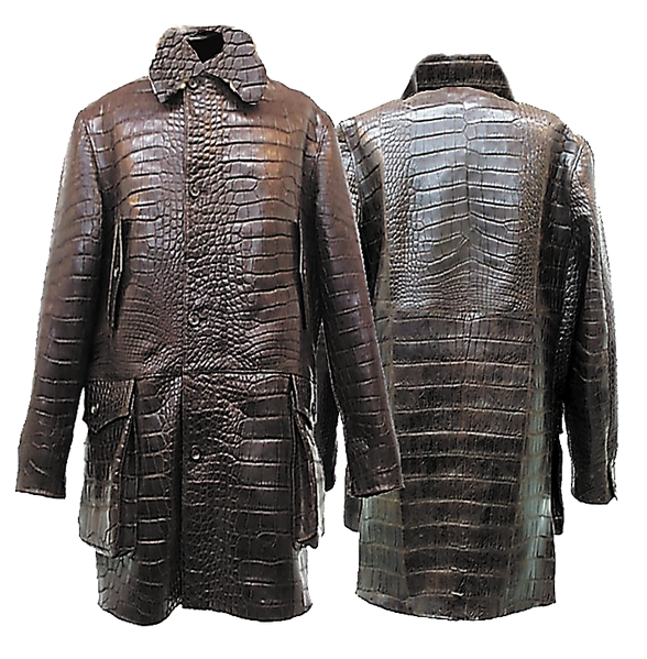 Crocodile 2025 leather coat