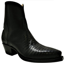 Load image into Gallery viewer, Genuine Teju Lizard &amp; Calf Handmade Ankle Boots