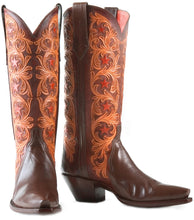 Load image into Gallery viewer, “Mesquite Alto” ARDITTI original Design Hand Carved / Tooled w/ Kangaroo Handmade Boots