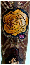 Load image into Gallery viewer, &quot;Mesquite Rose&quot; Hand Carved / Tooled Handmade Boots