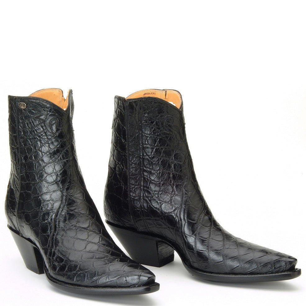Alligator ankle boots on sale