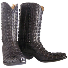 Load image into Gallery viewer, Seamless Genuine American Alligator Full Tails Handmade Boots
